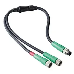Schneider Electric VW3M9601 Y-Kabel für digitale E/A beim Lexium LXM32i, 1x M8-Stecker auf 2x M8-Buchse, 5polig
