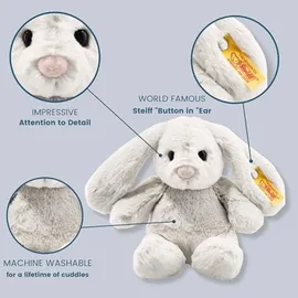 Steiff Soft Cuddly Friends Hoppie Hase 18 cm hellgrau
