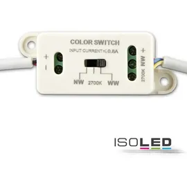 ISOLED LED Downlight, 24W, ultraflach, ColorSwitch 2600K3100K4000K, dimmbar