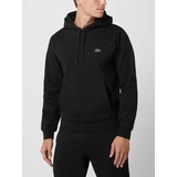 Lacoste Classic Fit Hoodie mit Känguru-Tasche, Black, M