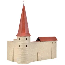 Kibri Stadtmauer mit Rundturm in Weil 38915 H0