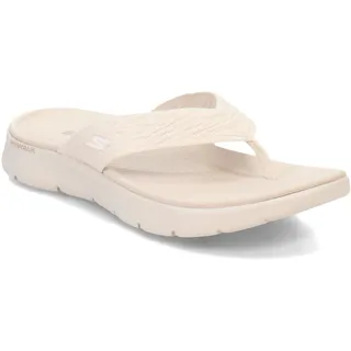 Skechers SplendorFlip-Flop On-the-Go Walk Flex Sandale für Damen, Natürliches Textil, 40 EU
