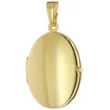 trendor Medaillon Anhänger Gelbgold 51090