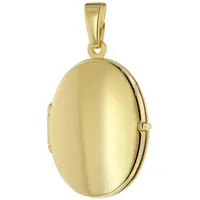 trendor Medaillon Anhänger Gelbgold 51090