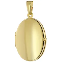 trendor Medaillon Anhänger Gelbgold 51090