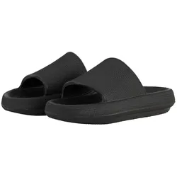 TOM TAILOR Damen Sandalen mit Plateau, schwarz, Uni, Gr. 37