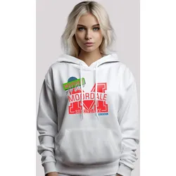 Kapuzenpullover F4NT4STIC "Sex Education Moordale M Collage Netflix TV Series", Damen, Gr. M, weiß, Obermaterial: 65% Baumwolle, 35% Polyester, casual, relaxed fit, Langarm, Pullover, Premium Qualität