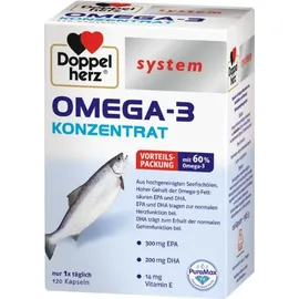 Doppelherz System Omega-3 Konzentrat Kapseln 120 St.