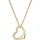 ELLI PREMIUM Kette mit Anhänger Herz Liebe Klassisch Hochwertig 585 Gelbgold
