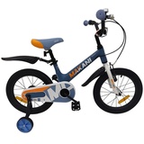 Makani Kinderfahrrad 16 Zoll Bayamo, Stützräder Reflektoren Sitz verstellbar blau