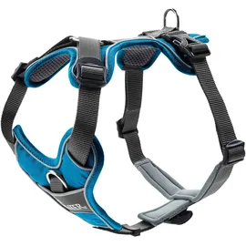 Hunter Divo Hundegeschirr hellblau/grau S-M
