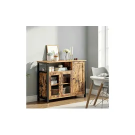 VASAGLE Sideboard, LSC096B01 braun 110,0 x 33,0 x 75,0 cm
