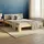 Homestyle4u Holzbett 120 x 200 cm H2 Braun