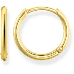 Kreolen gold klein - 750 Gelbgold Vergoldung