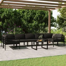 vidaXL Modell 5 Loungeset Aluminium anthrazit