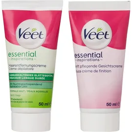 Veet Haarentfernungs-Creme Set für das Gesicht 2 x 50ml