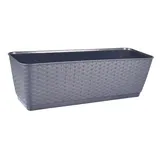 Prosperplast Blumenkasten 39 x 15 x 15 cm Anthrazit