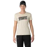 Dynafit Graphic Co Kurzarm-T-Shirt Damen Beige XL