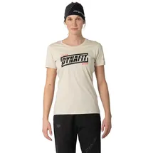 Dynafit Graphic Co Kurzarm-T-Shirt Damen Beige XL