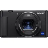 Sony ZV-1A I Premium Kompaktkamera Schwarz, 2.7x opt. Zoom, Xtra Fine Selfie-Touchdisplay, WLAN