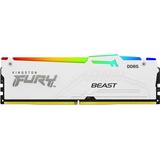 Kingston FURY Beast 32GB 6400MT/s DDR5 CL32 DIMM White RGB XMP