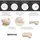 DOMO collection "MORIC 353x80x95 cm, Microfaser PRIMABELLE-Struktur Recamiere links silberfarben (schwarz, silber (46078736-0)