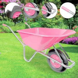 Matrix Schubkarre 100 l 250 kg Pink
