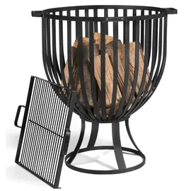 Cook King Feuerkorb KATAR Ø 60 cm Schwarz