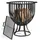 Cook King Feuerkorb KATAR Ø 60 cm Schwarz