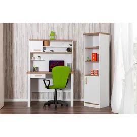 xl moebel gmbh Weißer Schreibtisch Designer Regal Kinderzimmer Holz Möbel Designer Set - Weiß