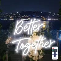 Vevor Neonlicht Schriftzug 32 W, Better Together, Leuchtreklame Schilder,