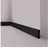 NOEL & MARQUET Sockelleiste NMC FT2 Schwarz 2 St. 200 x 1,3 x 5,8 cm