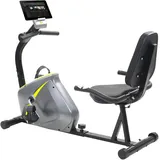 vidaXL Magnetisches Sitz Ergometer grau/gelb