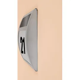 esotec Hausnummernleuchte 102035 Silber