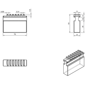 Paulimot Satz weiche Backen für 3-Backen-Futter 160 mm