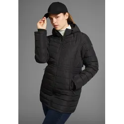 Steppjacke, mit Kapuze, für Übergang und kühle Tage, atmungsaktiv, wasserabweisend, Gr. 48, schwarz, , 23525802-48