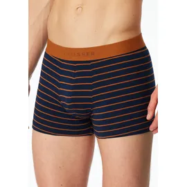 SCHIESSER 95/5 Multipacks Boxershorts Blau / Orange gestreift 7 3er Pack