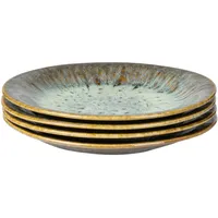 Gipfelstück Desserteller-Set, Steinzeug Flussufer