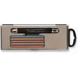 Koh-I-Noor Versatil 53530N8005TE Metallbleistift mit Spitzer Schwarz