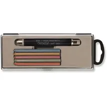 Koh-I-Noor Versatil 53530N8005TE Metallbleistift mit Spitzer Schwarz