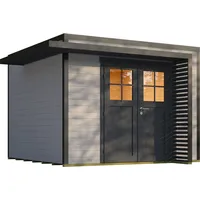 Weka Design Gartenhaus Pure Garden Amberley mit Massivholz-Doppeltür -