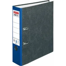 Herlitz maX.file nature Ordner blau marmoriert Karton 8,0 cm DIN A4,