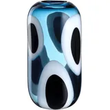 LEONARDO Dekovase OCCHI BLU (LBH 16.80x19.30x33.60 cm) - blau - LBH 16.80x19.30x33.60 cm