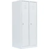 Lüllmann Spind Garderobenschrank 80 x 50 x 180 cm weiß