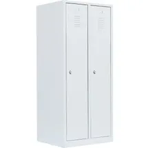 Lüllmann Spind Garderobenschrank 80 x 50 x 180 cm weiß