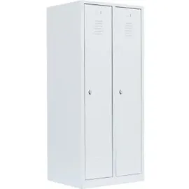 Lüllmann Spind Garderobenschrank 80 x 50 x 180 cm weiß