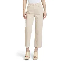 Cartoon Basic-Hose mit offenem Saum in oat milk, |