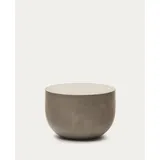 Kave Home Couchtisch Garbet Ø 60 cm Zement Grau