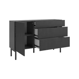 Selsey Nolie 140 x 90,6 x 38 cm Schwarz