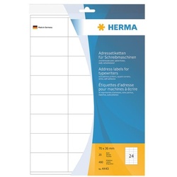 Herma 480er-Pack Adressetiketten »4443« weiß